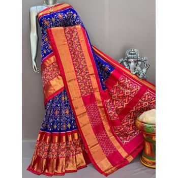 PSNTIDSS5Y03NDCD12- Ikat silk saree