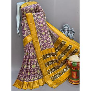 PSNTIDSS5Y03NDCD14- Ikat silk saree
