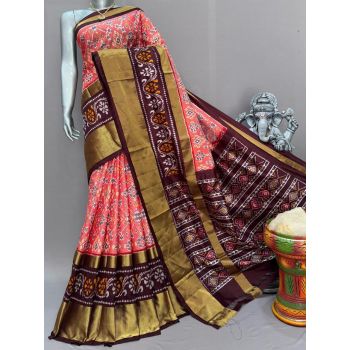 PSNTIDSS5Y03NDCD16- Ikat silk saree