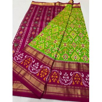 PSNTIDSS5Y03NDCD17- Ikat silk saree