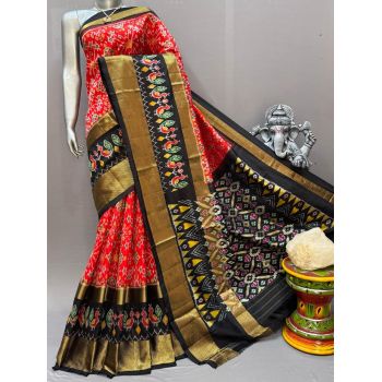 PSNTIDSS5Y03NDCD20- Ikat silk saree