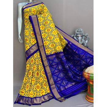PSNTIDSS5Y03NDCD22- Ikat silk saree