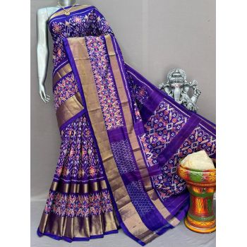 PSNTIDSS5Y03NDCD24- Ikat silk saree