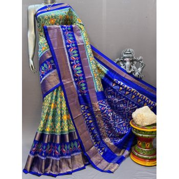 PSNTIDSS5Y03NDCD33- Ikat silk saree