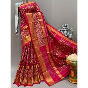 PSNTIDSS5Y03NDCD35- Ikat silk saree