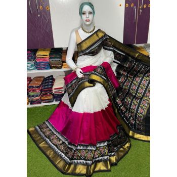 PSRGIDSS5Y03NSCC02- Ikat silk saree