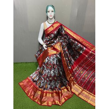 PSRGIDSS5Y03NSCC04- Ikat silk saree