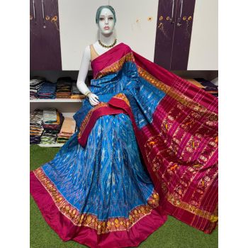 PSRGIDSS5Y03TBCD02- Ikat silk saree