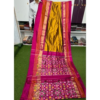 PSRGIDSS5Y03TZDD11- Ikat silk saree