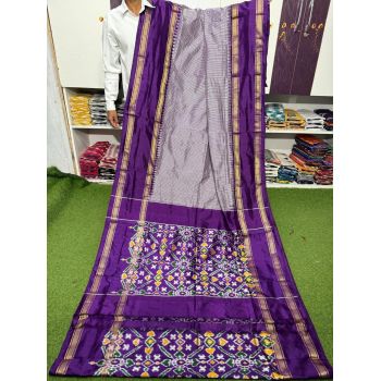 PSRGIDSS5Y05TZDC10- Ikat silk saree