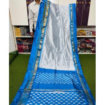 PSRGILWS5Y06XZDC07- light weight Ikat silk saree
