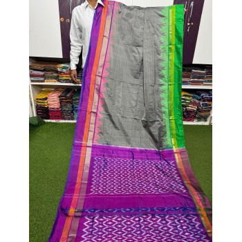 PSRGILWS5Y06XZDC12- light weight Ikat silk saree