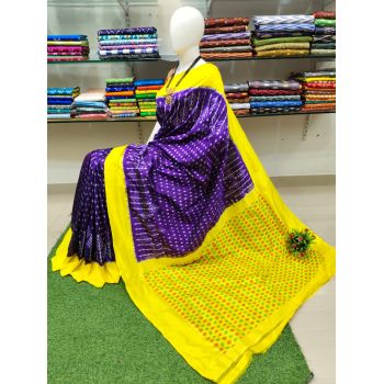 PSRHIDSS5Y05BZCD06- Ikat silk saree