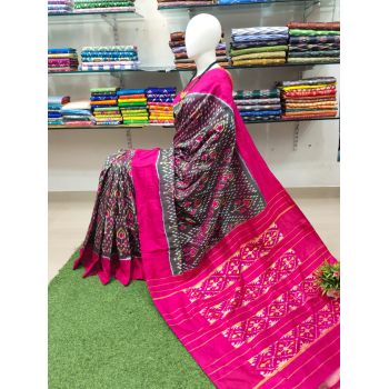 PSRHIDSS5Y06BCCD02- Ikat silk saree
