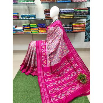 PSRHIDSS5Y06BCCD03- Ikat silk saree