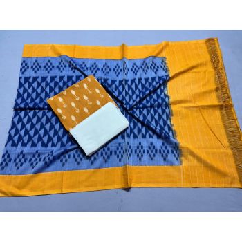 PSSIC3PS5Y09IZSD04- Double ikat cotton salwar set