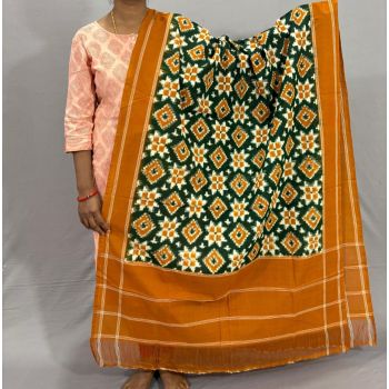 PSSIICDP5Y04IBDC04- Double Ikat cotton dupatta