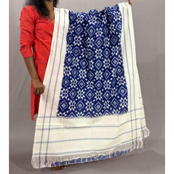 PSSIICDP5Y04IBDC07- Double Ikat cotton dupatta