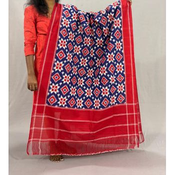 PSSIICDP5Y04IBDC08- Double Ikat cotton dupatta