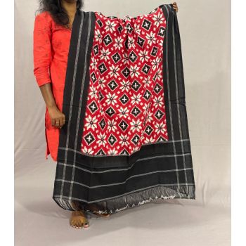 PSSIICDP5Y04IBDC09- Double Ikat cotton dupatta