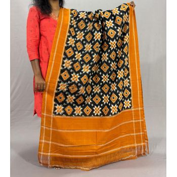 PSSIICDP5Y04IBDC16- Double Ikat cotton dupatta