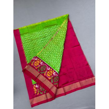 PSSIMSLG5Y06EEDC09- Medium Size Ikat Silk Lehenga