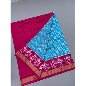 PSSIMSLG5Y06EEDC17- Medium Size Ikat Silk Lehenga