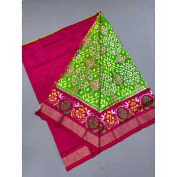 PSSIMSLG5Y06EEDC21- Medium Size Ikat Silk Lehenga