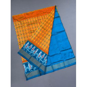 PSSIMSLG5Y06EEDC23- Medium Size Ikat Silk Lehenga