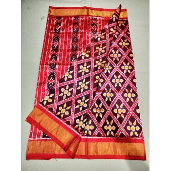 PUSNIDSS5Y06NCCD05- Ikat silk saree