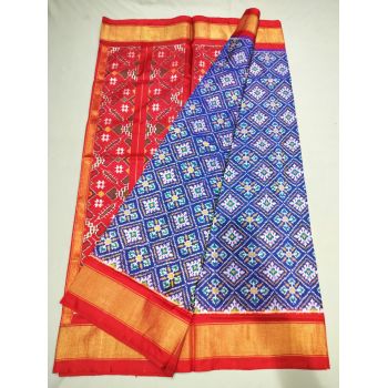 PUSNIDSS5Y06NCCD10- Ikat silk saree