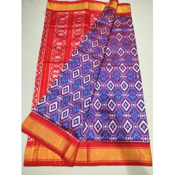 PUSNIDSS5Y06NCCD12- Ikat silk saree