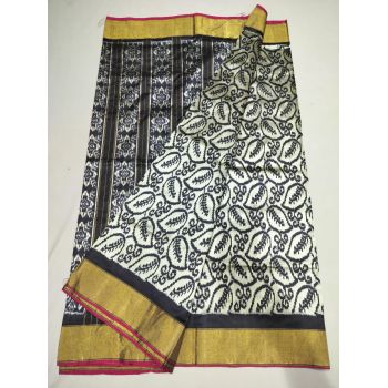 PUSNIDSS5Y06NCCD14- Ikat silk saree
