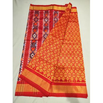 PUSNIDSS5Y06NCCD27- Ikat silk saree