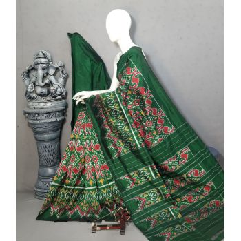 PALUIDSS5Y10BBCD03- Ikat silk saree