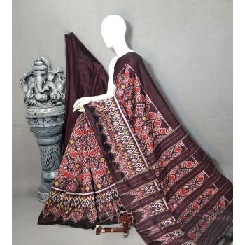 PALUIDSS5Y10BBCD15- Ikat silk saree