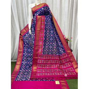 PASKIDSS5Y10NCDD01- Ikat silk saree