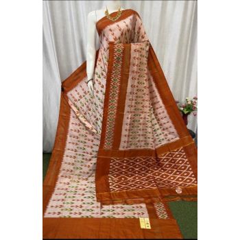 PASKILWS5Y10XEDC03- light weight Ikat silk saree