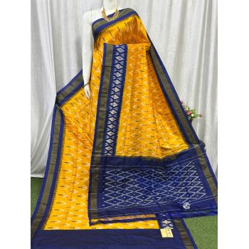 PASKILWS5Y10XEDC13- light weight Ikat silk saree