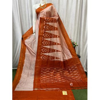 PASKILWS5Y10XEDC20- light weight Ikat silk saree