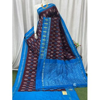 PASKILWS5Y10XEDC29- light weight Ikat silk saree