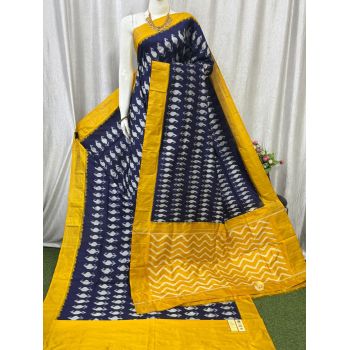 PASKILWS5Y10XEDC31- light weight Ikat silk saree