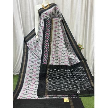 PASKILWS5Y10XEDC35- light weight Ikat silk saree