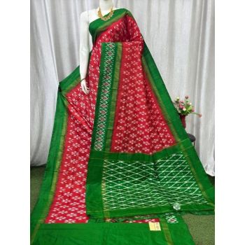 PASKILWS5Y10XEDC37- light weight Ikat silk saree