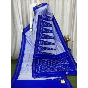 PASKILWS5Y10XEDC40- light weight Ikat silk saree