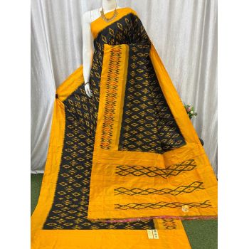 PASKILWS5Y10XEDC43- light weight Ikat silk saree