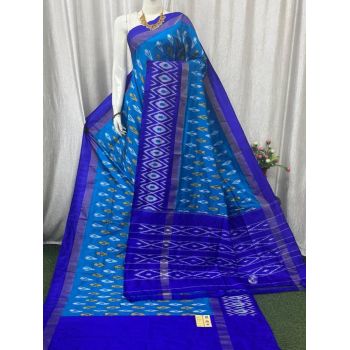 PASKILWS5Y10XEDC51- light weight Ikat silk saree