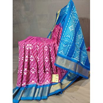 PGMRIDSS5Y09NICD03- Ikat silk saree