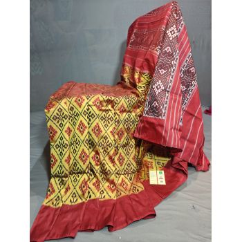 PGMRIDSS5Y09NICD21- Ikat silk saree