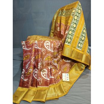 PGMRIDSS5Y09NICD27- Ikat silk saree